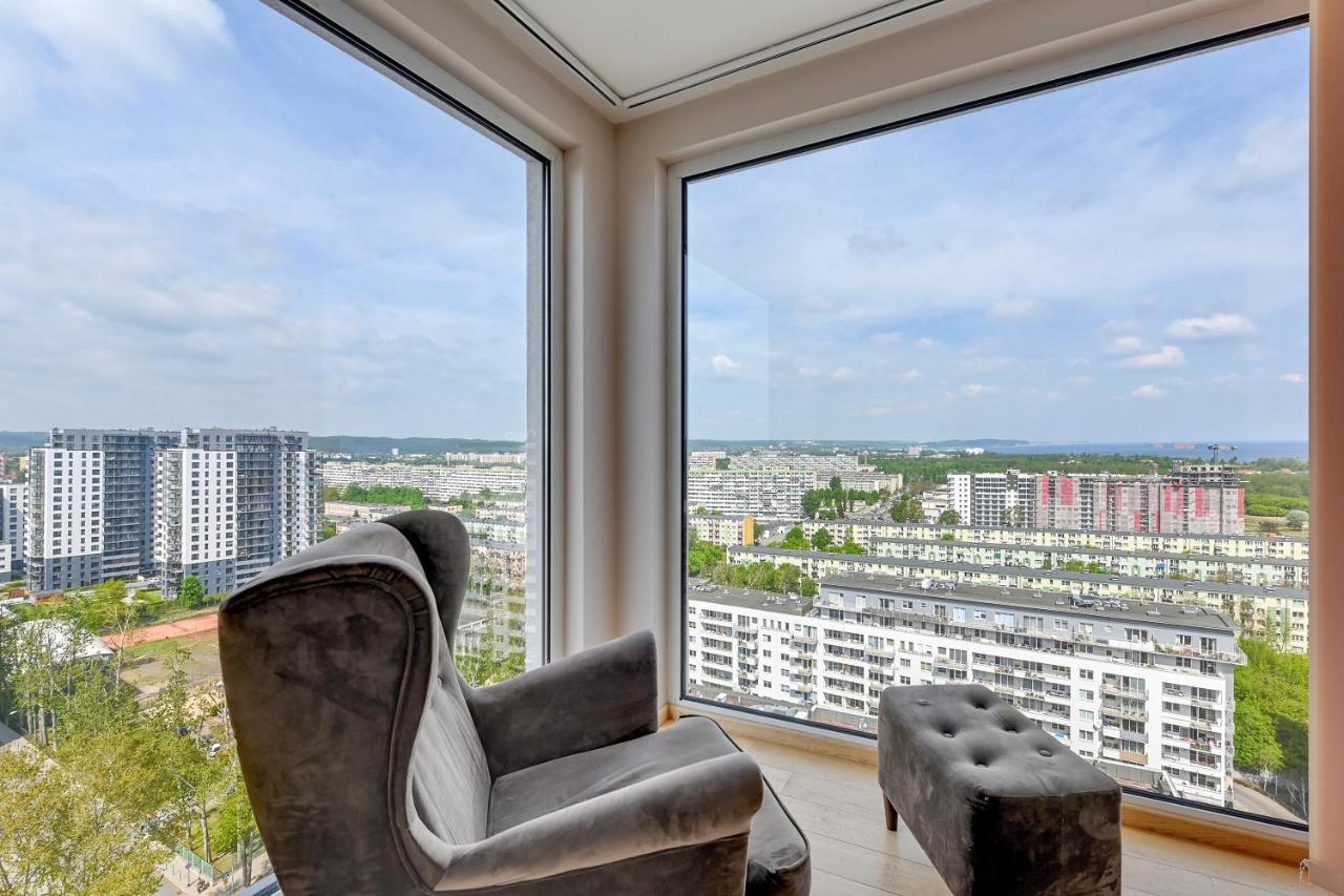 Top Floor Z Widokiem Na Morze By Downtown Apartments Gdansk Bagian luar foto